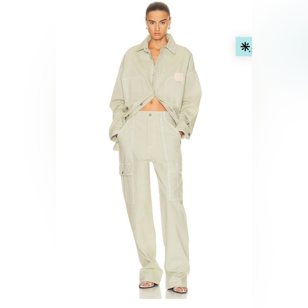 HELSA Cargo Workwear Pants in Sage